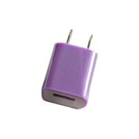 USB Charger Power Adapter Purple for Blackberry cell phone