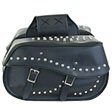 Motorcycle Saddlebags Leather Like Waterproof Saddle Bags SD4068Studs