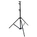 Savage 10' 3-Section Heavy Duty Air-Cushioned Light Stand, 3 Section with 2 Risers, Black.