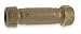 Industrial Grade 1RLW9 Compression Coupling, Brass, 1/2 In