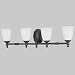 Progress Lighting Victorian Venetian Bronze Four-Light Bath Fixture
