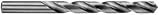 Cleveland 2222 High-Speed Steel Jobbers' Length Drill Bit, Uncoated (Bright), Round Shank, 135 Degree Split Point, 7/64 (Pack Of 12)