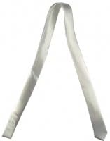 Outer Rebel Fashion Skinny Tie- Platinum White