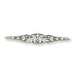 Sterling Silver Antiqued Fancy Pin