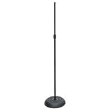On Stage MS7201C Round Base Straight Microphone Stand