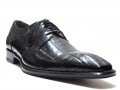 Mezlan Mens Dressy Genuine Crocodile Oxford, Lace Up Shoes Luciano