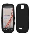 Samsung Suede SCH-R710 Cell Phone Black Silicone Case / Executive Protector ....