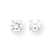 Sardelli - 14K Gold 5.25mm Cubic Zirconia Post Earrings