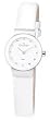 Skagen #358XSSLWW Women's Super Slim White Leather Strap Watch