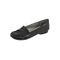 Me Too 'Nexi1' Black Nappa Moccasins 9M