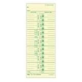 TOPS BUSINESS FORMS / Time Cards, Numbered Days, 100/PK, 3-1/2x9 / TOP12563 / Sold as 100 Per Pack / Mfr Part # 12563