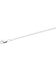 Bead Chain 14K Gold White Ch437 24 Inch