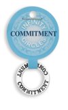 COMMITMENT Infinity Circles Pendant