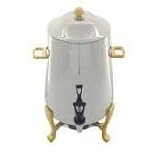 Gold Accented Stainless Steel Coffee Urn - 3 GAL