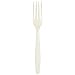 Dixie FH117 Heavy Weight Polystyrene Fork, 7.13" Length, Champagne (Case of 1,000)