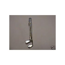Anson Genuine 925 Sterling Silver Golf Club Tie Clip with Ball by Anson Tie Bar