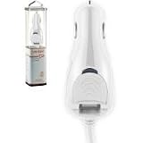 Ventev Apple Approved Dual Output Car Charger for iPhone 3, 3Gs, 4, 4s, iPod Touch (all generations) - Retail Packaging - White