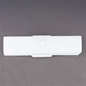 Sea Gull Lighting 4453-15 Two-Light Vanity, White Finish with White Ceramic Glass