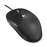 Logitech 3-Button USB Optical Wheel Mouse - Black (SBF-96)