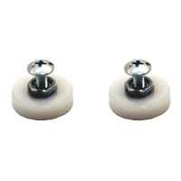 Prime Line Products M6003 2 Count 7/8 Shower Door Rollers, Mill
