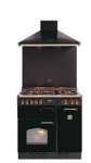 Flavel Classic 120 Black/Brass Cooker Hood  from Encodex
