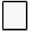 BCW 8 X 10 Photo Screwdown Holder - Black Border - Sports Memoriablia Display Case - Sportscards Collecting Supplies