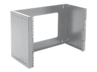 DIGITUS Wandhalterung Universalgestell 48,3cm 19Zoll 4HE grau 530mmx350mm unmontiert