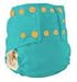 Mommy's Touch One-size Snap All in One - Cloth Diaper (Ocean with Melon Snaps)