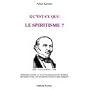 Qu'est-ce que le spiritisme? de Allan Kardec