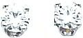 14K White Gold .34ct Earrings Jewelry