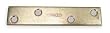 Battalion 1WDH9 Mending Plate, Steel, 3/4 Wx4 In L, PK 4