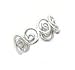 Toe Ring - 14kt White Gold Swirl Toe Ring