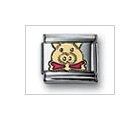 Pig Red Classic Enamel, Italian Charm by Nomination Charms
