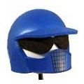 Motocross Helmet Antenna Ball Topper in blue