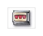 WWW (writing) Red Classic Enamel, Italian Charm by Nomination Charms