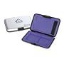Microtech MediaVault - PC Card storage case - capacity: 4 SmartMedia cards, 1 PC Card adapter - metallic silver
