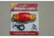 Bicycle Light New & Improved Easy Clip Safety 5 LED Flash and Steady