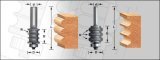 Amana 54213 MULTI EDGE FORMING 1/2 SHANK