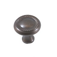 Oil Rubbed Bronze Collection Swirl Cut Knob