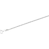 Sterling Silver Diamond-Cut Snake Chain - 18 Inch