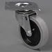 Carlisle Stem Caster, 4" Wheel Dia, 8-1/2" Wheel Width, 5" Mount Height