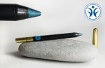 Zoom Produkt-Bild: Ayurveda Naturkosmetik Kajal Farbe: Trkis - zum Anspitzen - nach traditionellen Rezepten hergestellt - hlt (fast) ewig