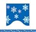 Teacher Created Resources Snowflakes Border Trim, Multi Color (4139) , 2.19 x 35 Inches