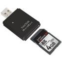 SanDisk 4 GB Extreme III SDHC Card with MicroMate USB 2.0 Reader (SDSDRX3-4096-A21, Retail Package)