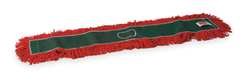 Tough Guy 1TZB5 Dust Mop, Cotton, Sz 48 In, Red/Green