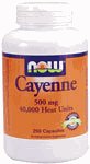 Cayenne 500 mg 40,000 Heat Units - 250 Caps