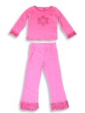 Just a Girl - Girls Long Sleeved Pant Set, Pink