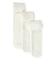 3 Pairs of Plain Stretch School Tights