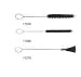 Automotive : Spray Gun Cleaning Brushes - 3 Piece