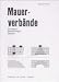 Mauerverb&auml;nde: Grundlagen, Verbandsregeln, &Uuml;bungen